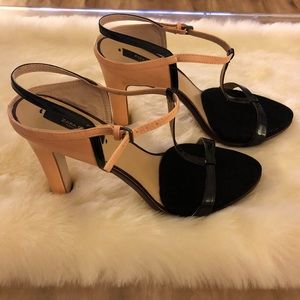 ZARA HEELS SIZE (38)7 1/2 STILL HAS SOLE GUARD